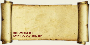 Una Žeračanin vizit kartica